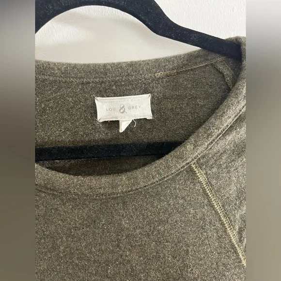 Lou & Grey Olive Green Long Sleeve Dress - Picture 4 of 8